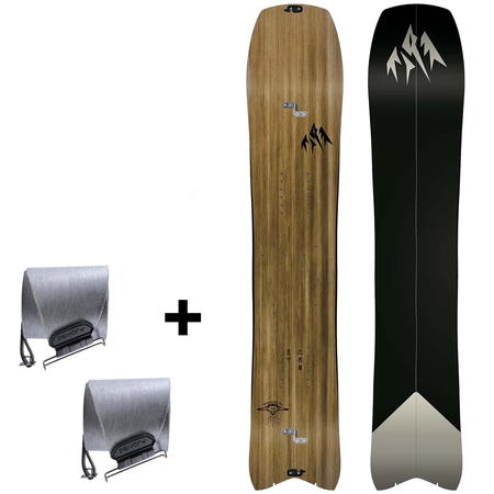 JONES Hovercraft 3D 2.0 2025 + POMOCA Pre-Cut Nomad skins |  splitboard + foki | THE EVOLVED BACKCOUNTRY RACER!