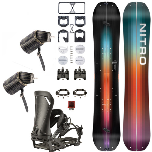 ZESTAW NITRO 2025: Team Split & Peak + Vertical ST & IBEX pucks x SPARK R&D | splitboard & foki + wiązania & pucki