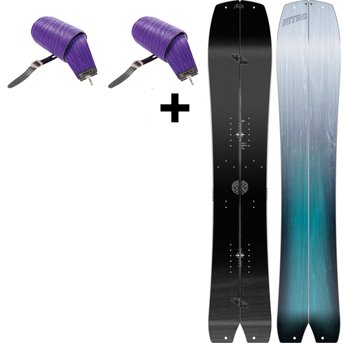 Splitboard + foki / NITRO Squash 2023 + foki: Vertical by KOHLA | 152cm