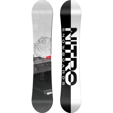 NITRO Prime RAW 2025 | deska snowboardowa | FLAT OUT ROCKER