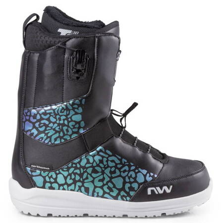 Damskie buty snowboardowe NORTWAVE Dahlia SLS TF black / iridescent