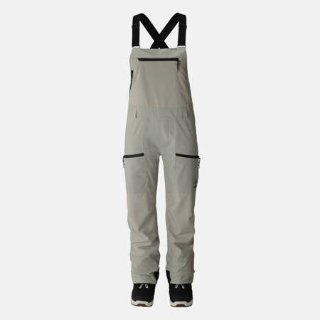 Damskie spodnie snowboard / splitboard JONES Women's MTN Surf Recycled Bibs 2025 | 2L | 20K/20K | smoke grey