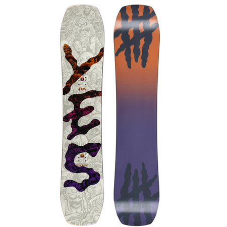 Dziecięca deska snowboardowa YES x LOBSTER First Basic 2025 | 127cm