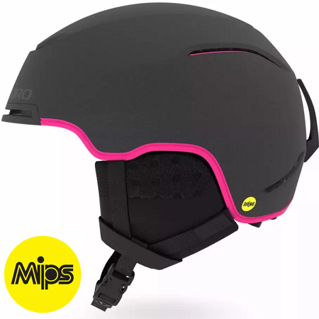 GIRO Terra MIPS ® | damski kask narty / snowboard | matte graphite / bright pink