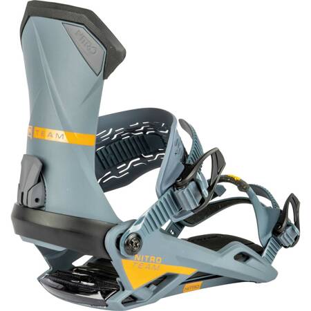 NITRO Team gunmetal VIBRAM 2024 | wiązania snowboardowe | THE AWARD-WINNING ALL-MOUNTAIN INTERFACE