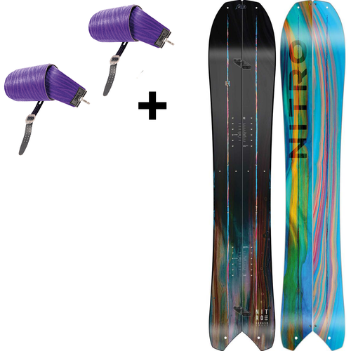 DAMSKI splitboard + foki / NITRO Squash 2025 + foki: Vertical by KOHLA | 152cm