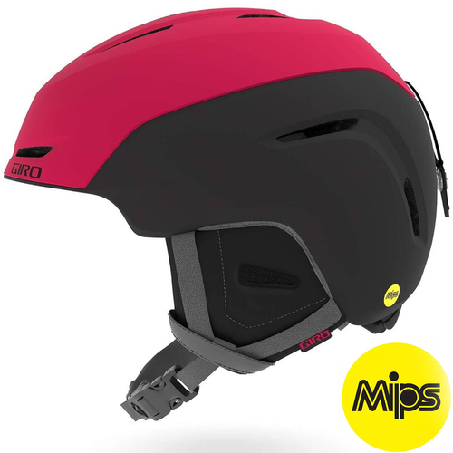 GIRO Neo JR MIPS ® | dziecięcy / juniorski kask narty / snowboard |  matte bright pink