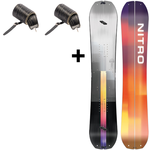 Splitboard + foki / NITRO Team Split 2024 + foki: Peak by KOHLA | 162cm WIDE