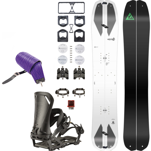 ZESTAW NITRO Vertical 2025: splitboard & foki & wiązania ST x SPARK + pucki IBEX | 162cm