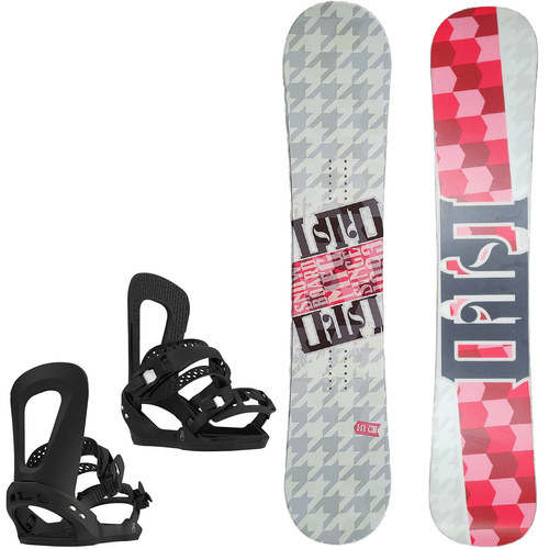 ZESTAW: snowboard LTD MFG mellow CAMBER 141cm + wiązania BATALEON E-stroyer 2024 r. S